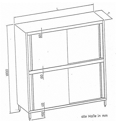 Landgraf, Geschirrschrank
